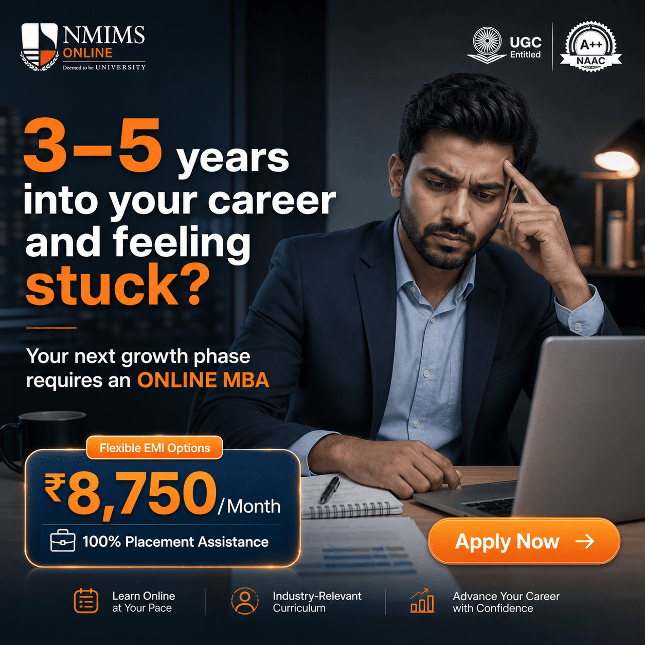 Career progression ad creative